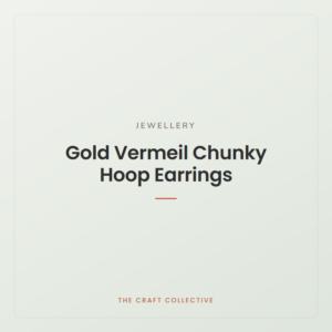 Gold Vermeil Chunky Hoop Earrings