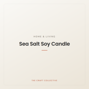 Sea Salt Soy Candle